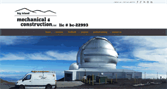 Desktop Screenshot of bigislandmechanical.com